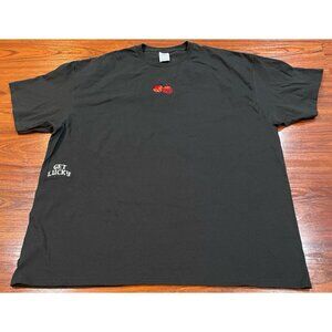 GET LUCKY BLACK SHIRT SZ 2XL